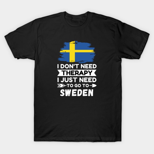 Sweden Trip T-Shirt by footballomatic